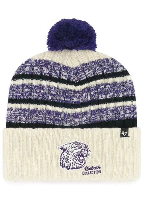 K-State Wildcats 47 Tavern Cuff Mens Knit Hat - Ivory