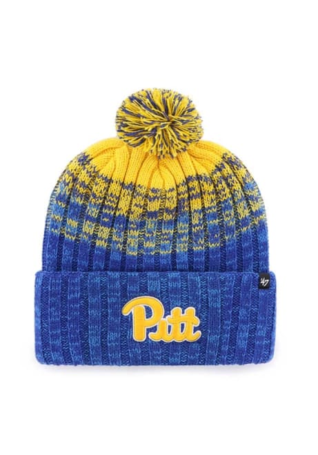 Pitt Panthers 47 Cascade Cuff Mens Knit Hat - Blue