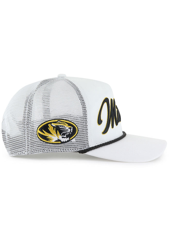 MIZE 47 Missouri Tigers White OVERHAND MESH 47 HITCH Adjustable Hat
