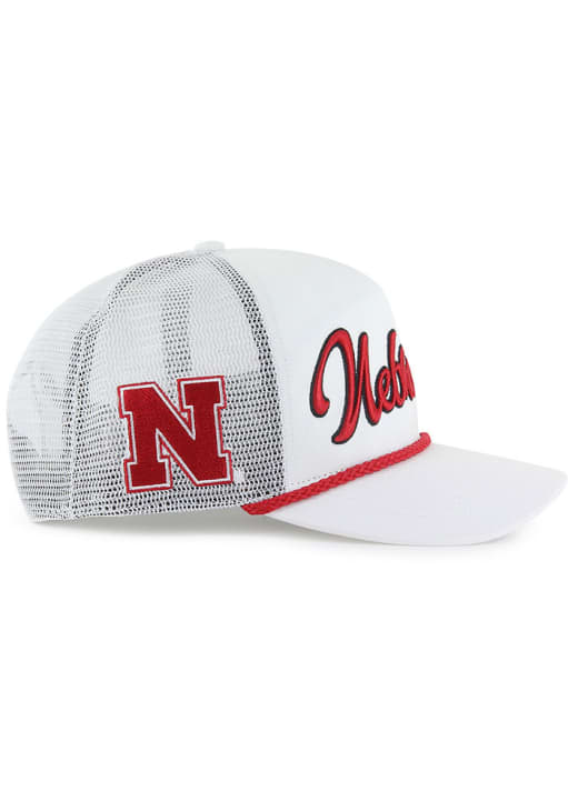 47 Nebraska Cornhuskers OVERHAND MESH 47 HITCH Adjustable Hat - White