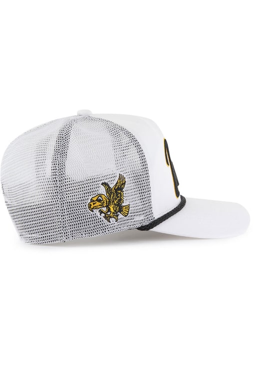 47 Iowa Hawkeyes OVERHAND MESH 47 HITCH Adjustable Hat - White