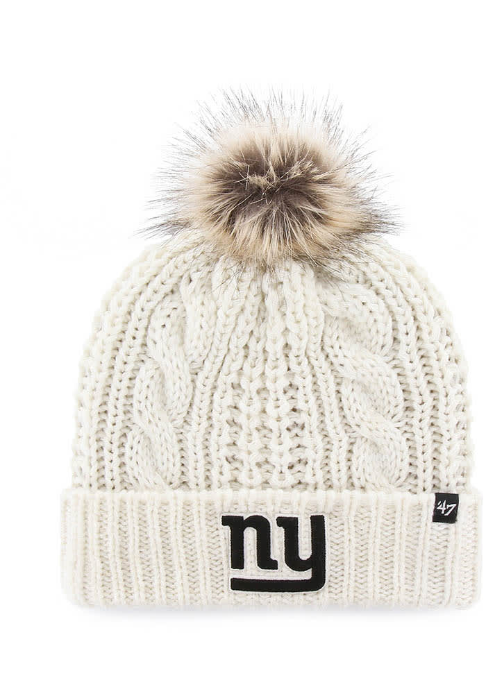 New York Giants 47 Womens Meeko Cuff Knit Hat White