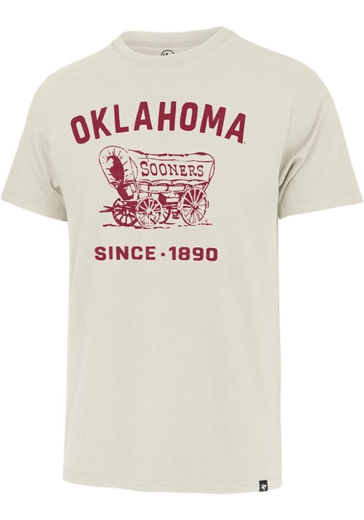 47 Oklahoma Sooners Oatmeal Duster Franklin Short Sleeve Fashion T Shirt