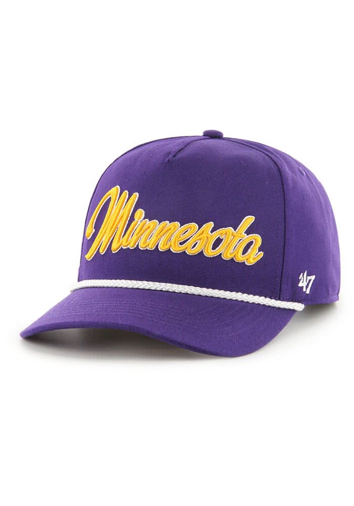 47 Minnesota Vikings PURPLE Overhand Hitch Adjustable Hat - 48020865