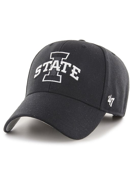 47 Iowa State Cyclones BLACK MVP Adjustable Hat 48020935