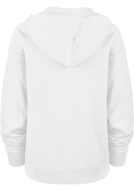 47 Michigan Wolverines Womens White Kennedy Design Hooded Sweatshirt
