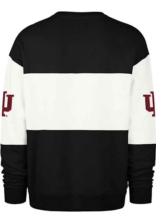 47 Indiana Hoosiers Mens Crimson Breeeze By Maximalist Long Sleeve Crew Sweatshirt
