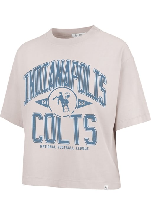 47 Indianapolis Colts Womens White Windthrow Short Sleeve T-Shirt