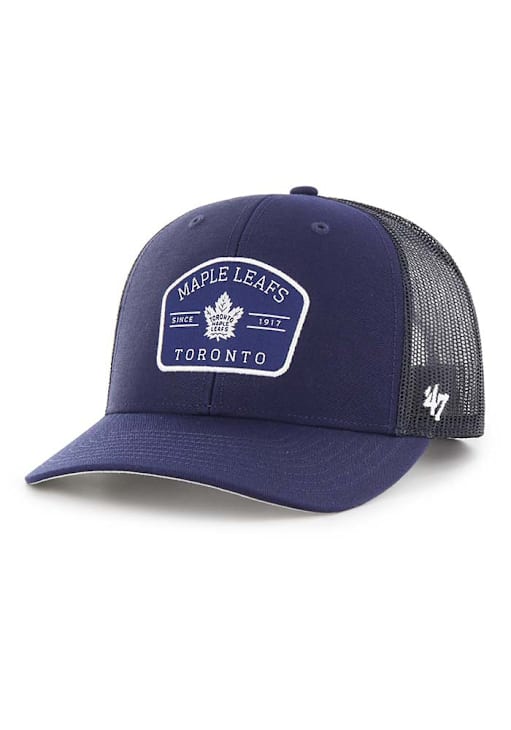 Toronto Maple Leafs Mens Primer Trucker NAVY 47 Flex Hat 48021907