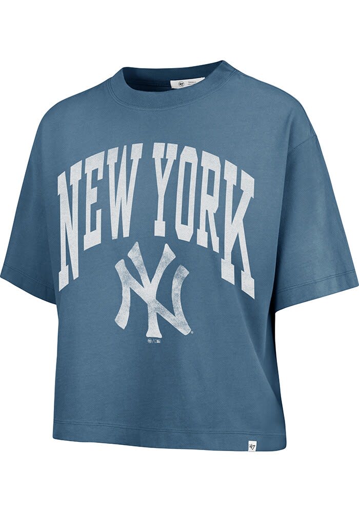 47 New York Yankees Womens NAVY Shale T-Shirt - 48022636
