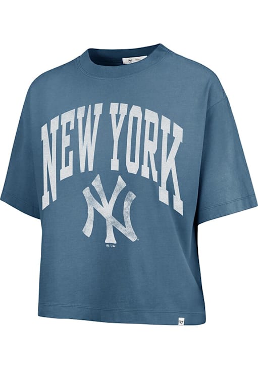 47 New York Yankees Womens NAVY Shale T-Shirt 48022636