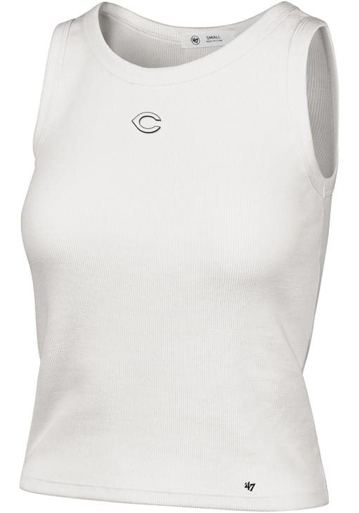 47 Cincinnati Reds Womens White Micro Baby Tank Top