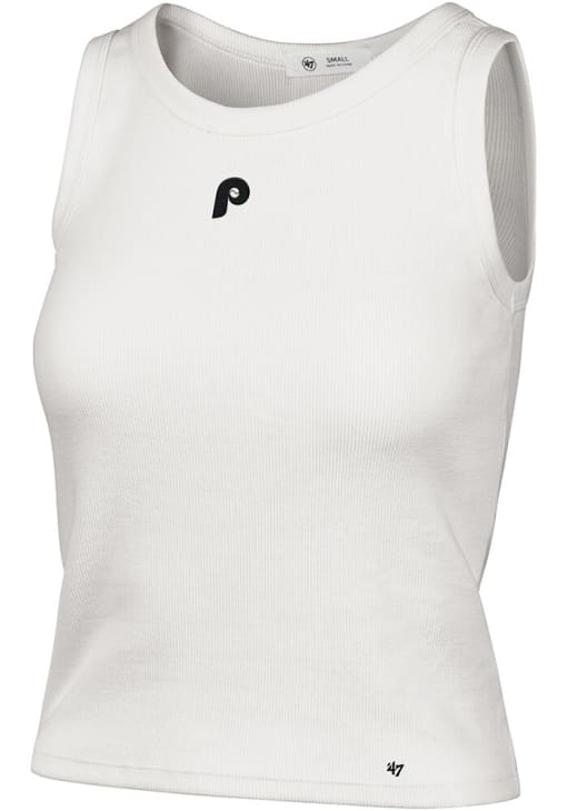 47 Philadelphia Phillies Womens White Micro Baby Tank Top