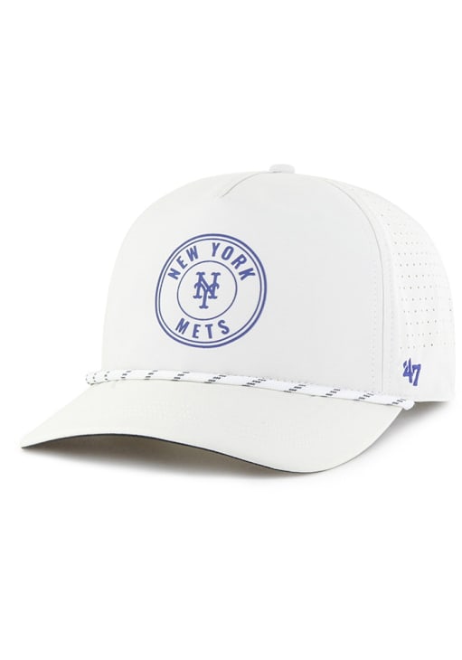 47 New York Mets White Loop Hitch Adjustable Hat 48022717