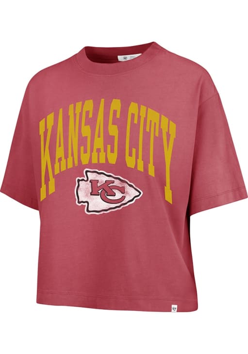 47 Kansas City Chiefs Womens Red Shale Short Sleeve T-Shirt