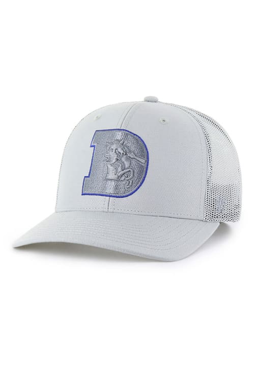 47 Denver Broncos GREY Strap Trucker Adjustable Hat 48023401