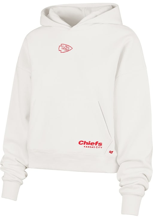 47 Kansas City Chiefs Womens White Sue Hooded Sweatshirt
