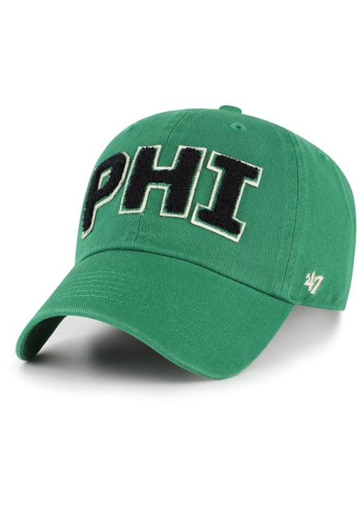 47 Philadelphia Eagles Green Zoey Clean Up Womens Adjustable Hat