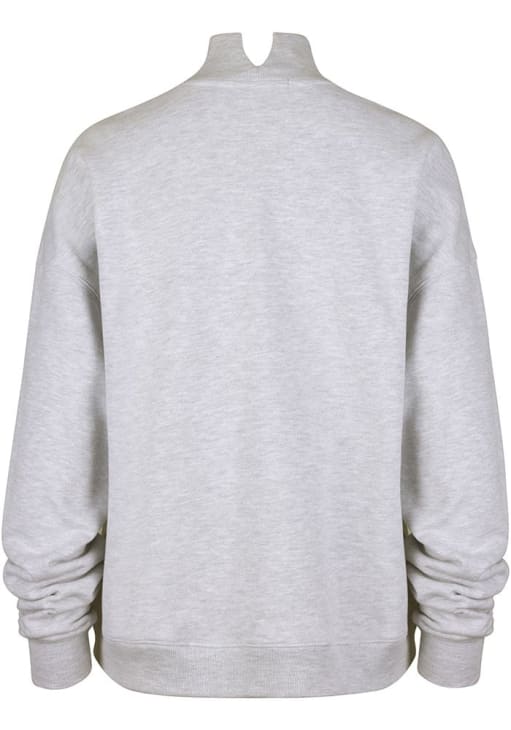 47 Ohio State Buckeyes Womens Grey Vantage Mock Neck Crew Sweatshirt
