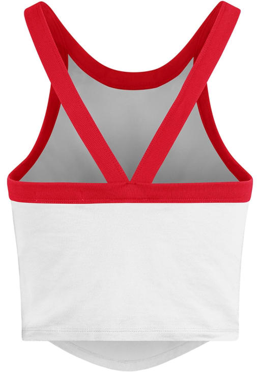 47 Nebraska Cornhuskers Womens White Energize Tank Top