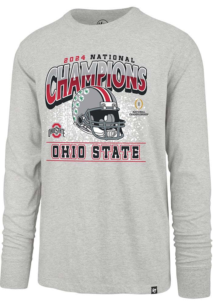 47 Mens GREY Ohio State Buckeyes 2024 National Champions