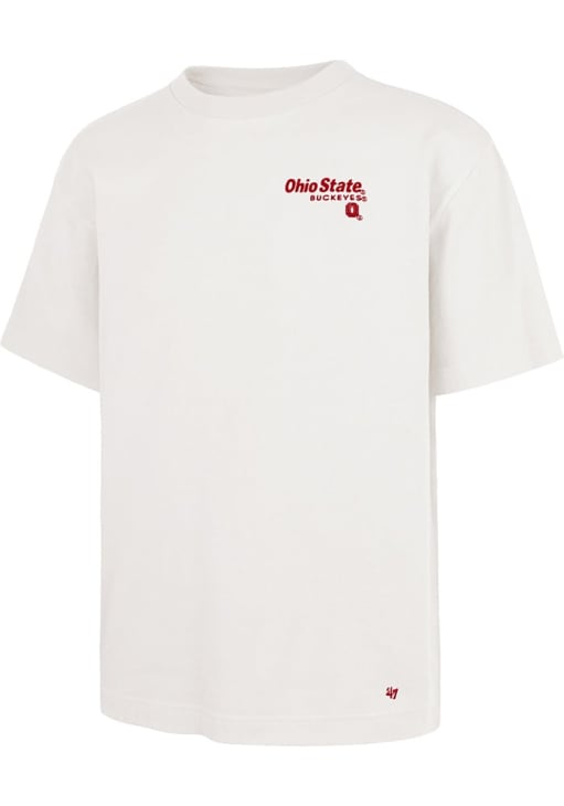 47 Ohio State Buckeyes White Lateral Foundation Short Sleeve Fashion T Shirt
