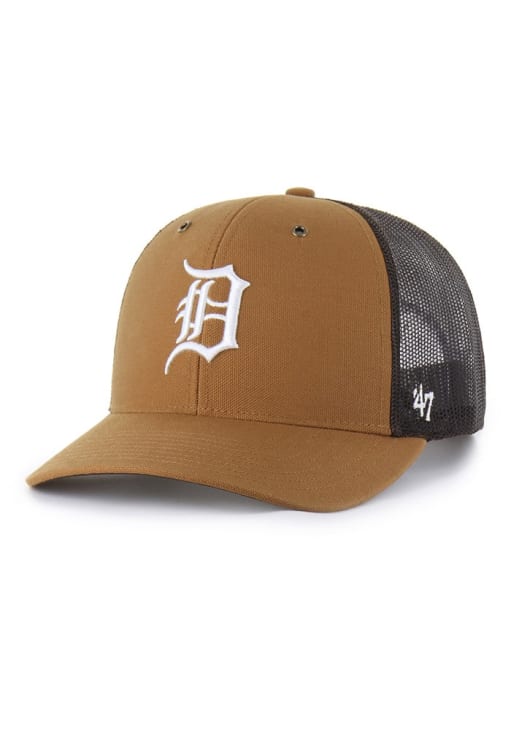 47 Detroit Tigers Carhartt Trucker Adjustable Hat - Brown
