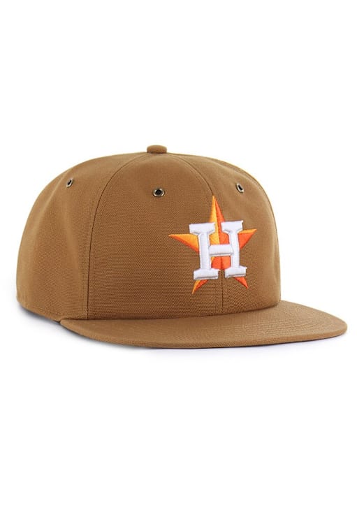 47 Houston Astros Brown Carhartt Captain RL Mens Snapback Hat