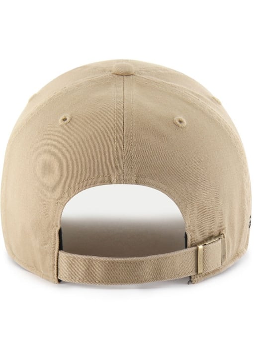 47 Ohio State Buckeyes Micro Patch 47 Clean Up Adjustable Hat - Tan