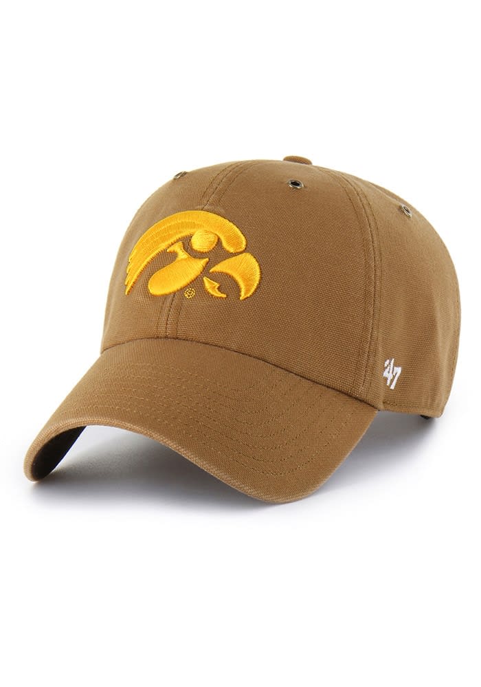 47 Iowa Hawkeyes BROWN Carhartt Clean Up Adjustable Hat - 48025712