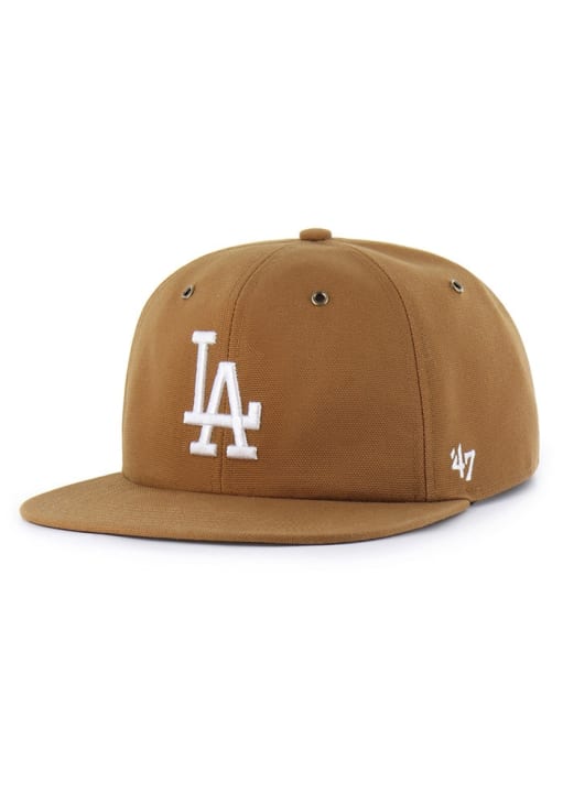 47 Los Angeles Dodgers Brown Carhartt Captain RL Mens Snapback Hat