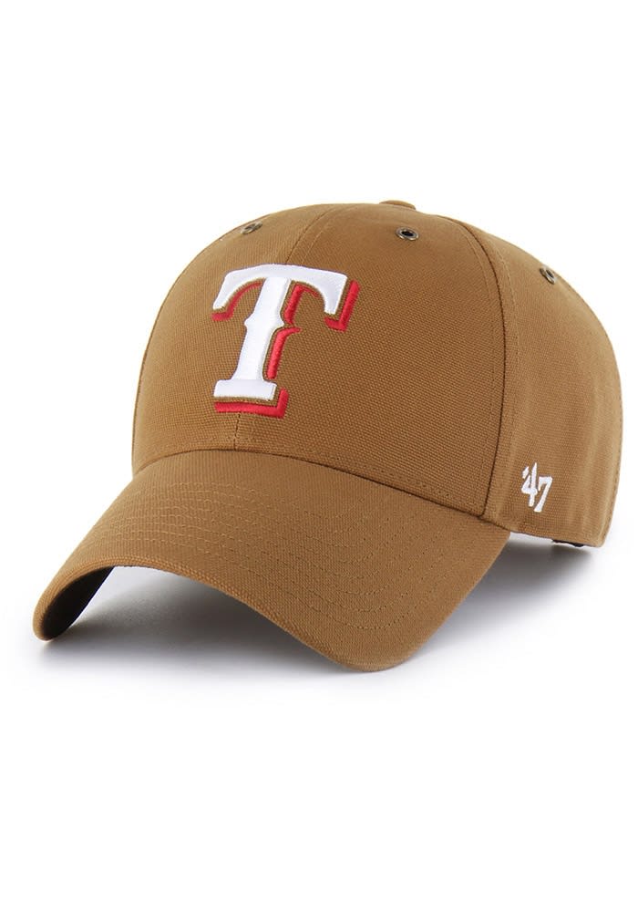 47 Texas Rangers BROWN Carhartt MVP Adjustable Hat - 48026008