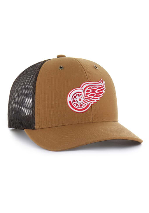 47 Detroit Red Wings Carhartt Trucker Adjustable Hat - Brown