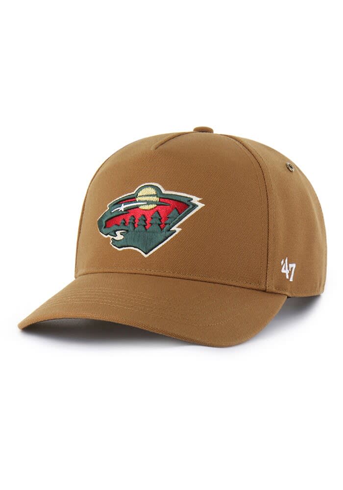 47 Minnesota Wild BROWN Carhartt Hitch Adjustable Hat - 48026090