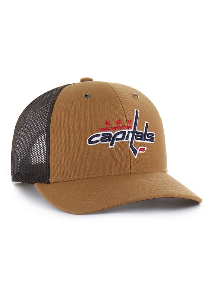 47 Washington Capitals BROWN Carhartt Trucker Adjustable Hat