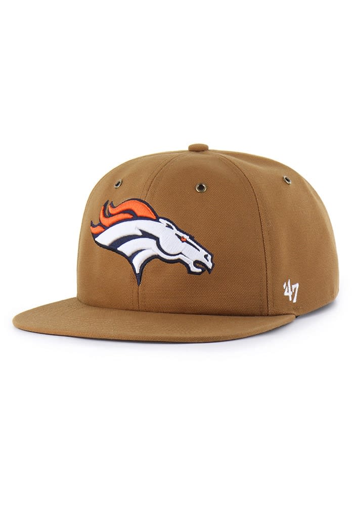 【馬ロゴ】『Carhartt』×『47BRAND』 ブロンコス NFL キャップ Denver Broncos 47 BROWN Carhartt Captain RL Snapback Hat - 48026371