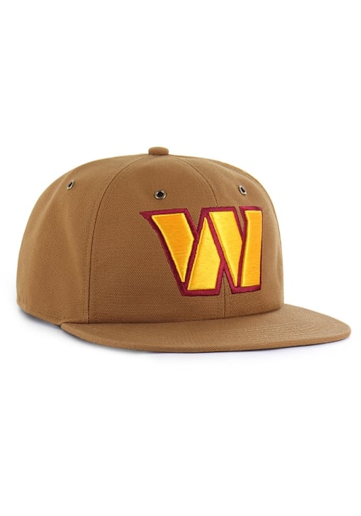 Washington Commanders 47 BROWN Carhartt Captain RL Snapback Hat