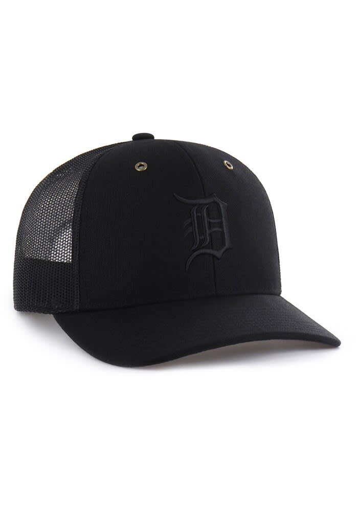 47 Detroit Tigers BLACK Carhartt Trucker Adjustable Hat - 48026610
