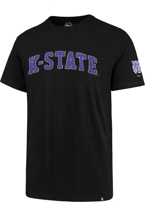 K-State Wildcats Black 47 Arch Short Sleeve Fashion T Shirt
