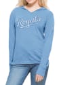 Kansas City Royals Womens 47 Primetime Hooded Sweatshirt - Light Blue