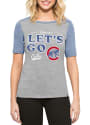 47 Chicago Cubs Womens Empire Grey T-Shirt