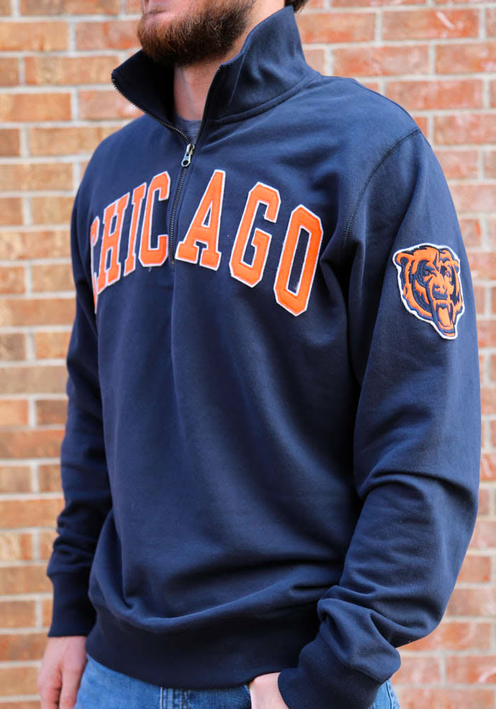 chicago bears zip up sweatshirt