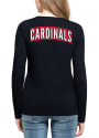 47 St Louis Cardinals Womens Navy Blue Clutch Backer T-Shirt