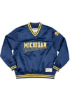 Main image for Mens Michigan Wolverines Navy Blue Homefield Campus Classic Pullover Jackets