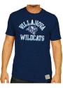 Original Retro Brand Villanova Wildcats Navy Blue Arch Logo Fashion Tee
