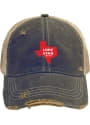 Texas Original Retro Brand Lone Star Adjustable Hat - Navy Blue