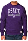 Main image for Original Retro Brand K-State Wildcats Mens Purple Raglan Long Sleeve Fashion Sweatshirt