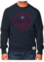 Original Retro Brand Detroit Stars Navy Blue Raglan Crew Fashion Sweatshirt