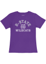 K-State Wildcats Womens Original Retro Brand Vintage T-Shirt - Purple
