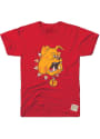 Original Retro Brand Ferris State Bulldogs Red Logo Fashion Tee